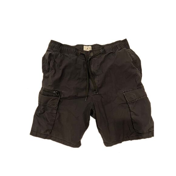 H&M Black Cargo Shorts Mens M - Picture 1 of 3